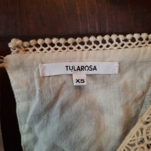 Tularosa Revolve Alicia Mini Dress Priya Camel Floral long sleeve dress size XS - Picture 11 of 16